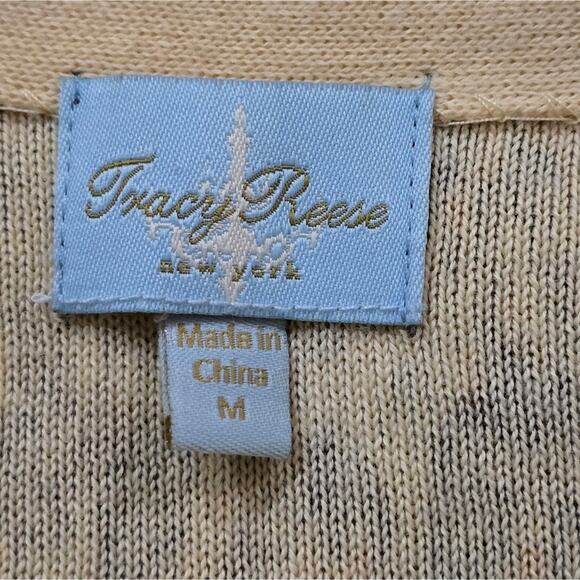 Antgropologie X Tracy Reese Leopard Print Women's Cardigan Sweater Size Medium - Picture 4 of 7